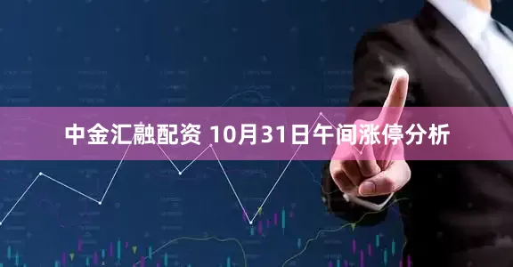中金汇融配资 10月31日午间涨停分析